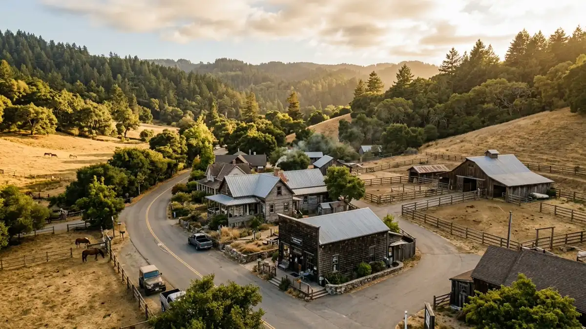 Public restroom locations mapped in Five Brooks, California — 2 facilities across zip codes 94938