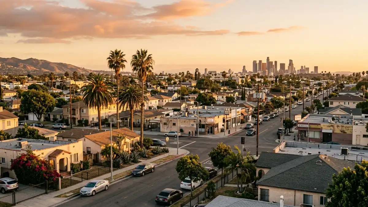 Public restroom locations mapped in Gardena, California — 19 facilities across zip codes 90247, 90506