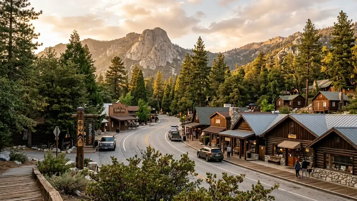 Public restroom locations mapped in Idyllwild, California — 25 facilities across zip codes 92549