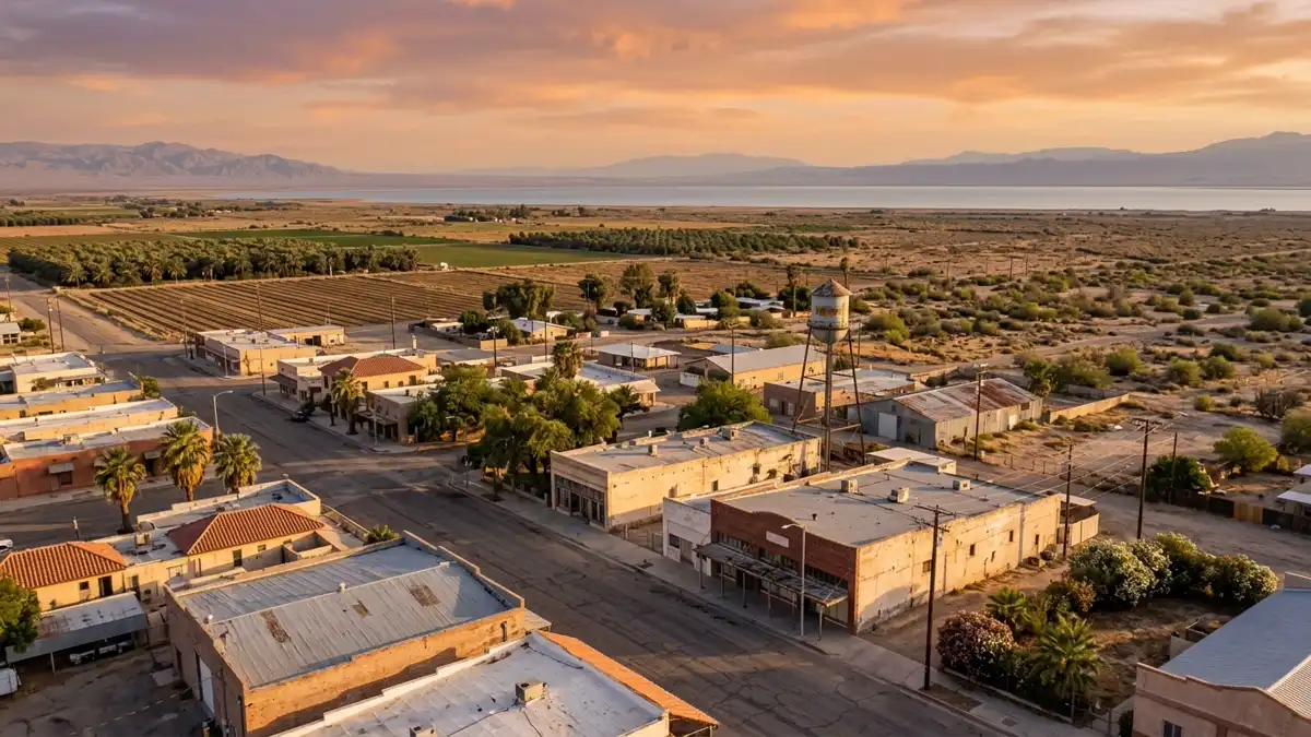 Public restroom locations mapped in Imperial County, California — 90 facilities across the city