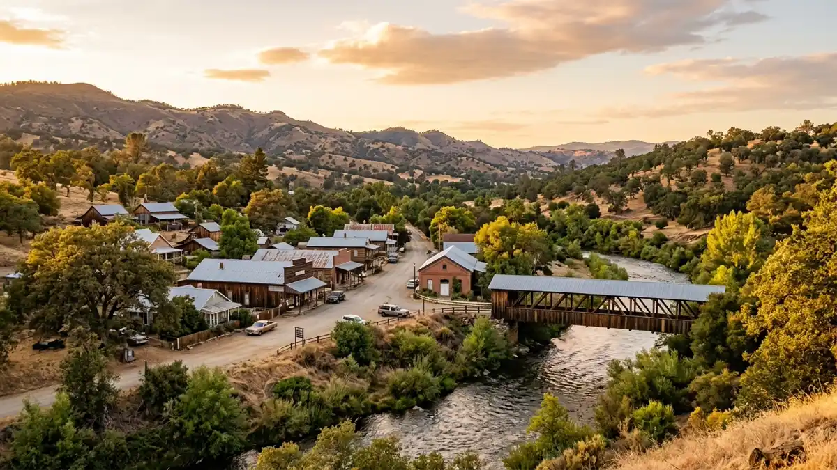 Public restroom locations mapped in Knights Ferry, California — 4 facilities across the city
