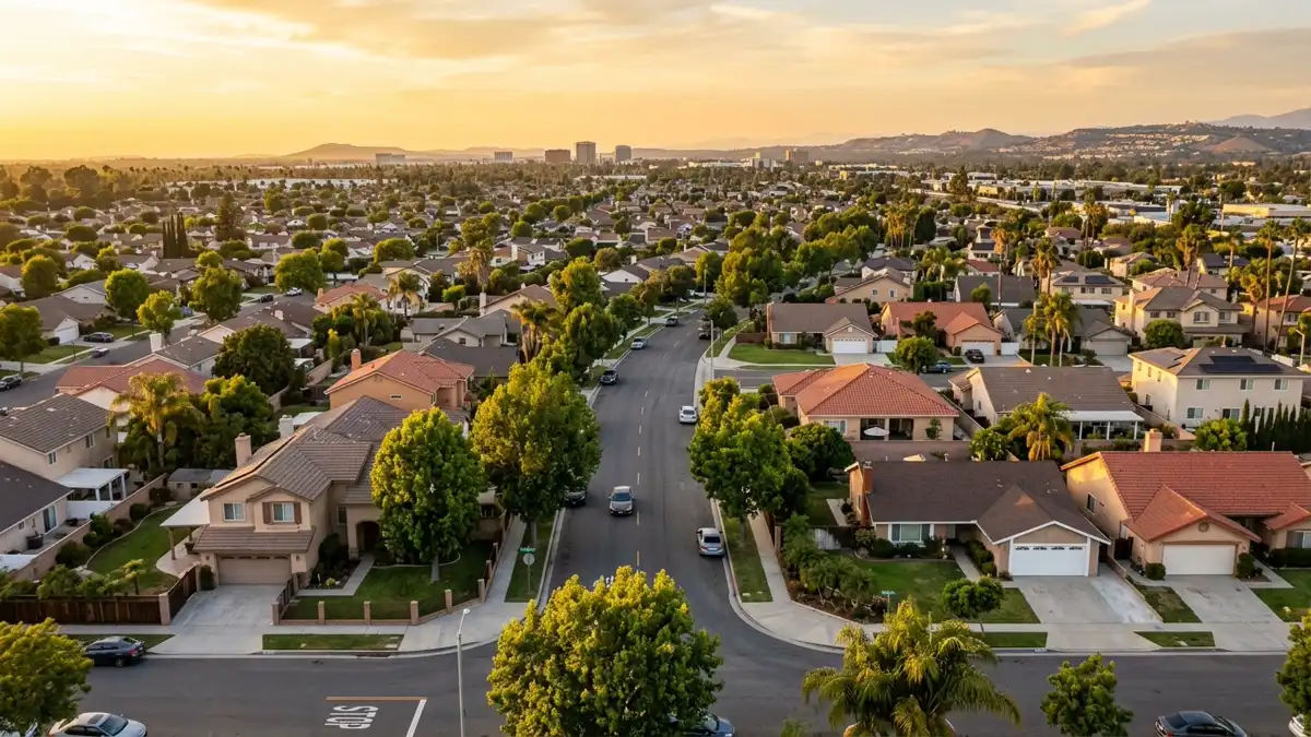 Public restroom locations mapped in La Palma, California — 25 facilities across zip codes 90623, 90630