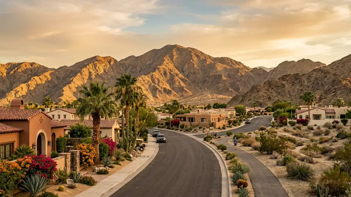 Public restroom locations mapped in La Quinta, California — 10 facilities across zip codes 92247, 92253