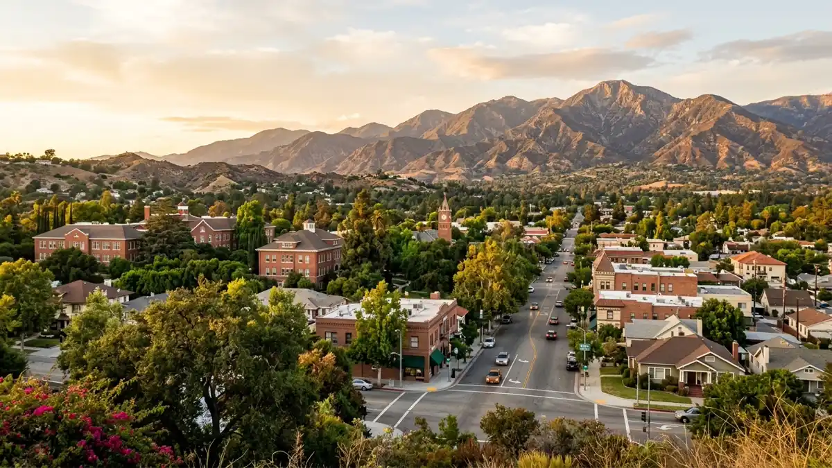 Public restroom locations mapped in La Verne, California — 4 facilities across zip codes 91750