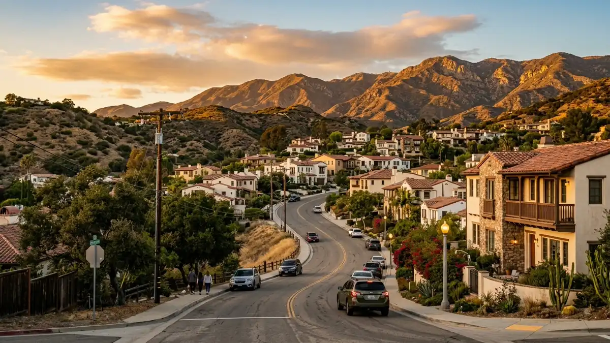 Public restroom locations mapped in Las Flores, California — 5 facilities across zip codes 92051
