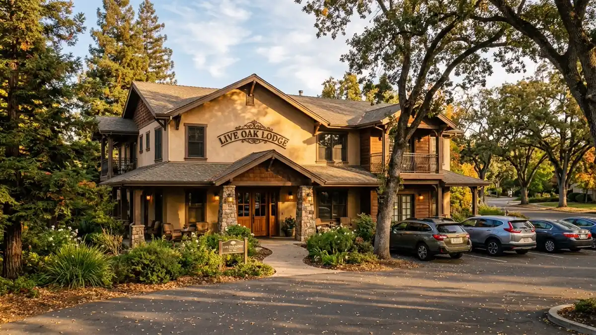 Hotels and accommodation options near mapped restrooms in Live Oak, California
