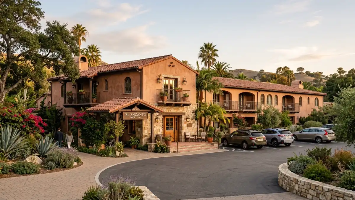 Hotels and accommodation options near mapped restrooms in Los Angeles County, California
