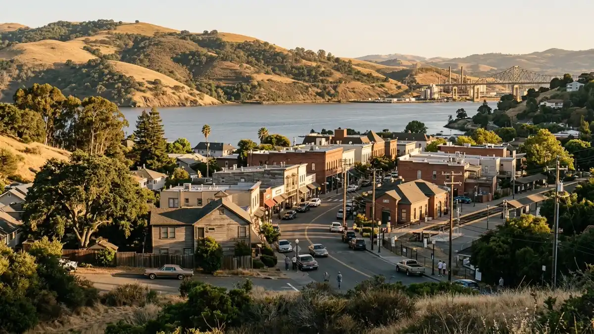 Public restroom locations mapped in Martinez, California — 40 facilities across zip codes 94510, 94523, 94553