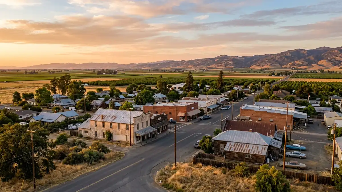 Public restroom locations mapped in Maxwell, California — 13 facilities across zip codes 95955