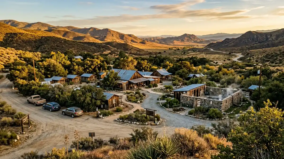 Public restroom locations mapped in Mercey Hot Springs, California — 15 facilities across the city
