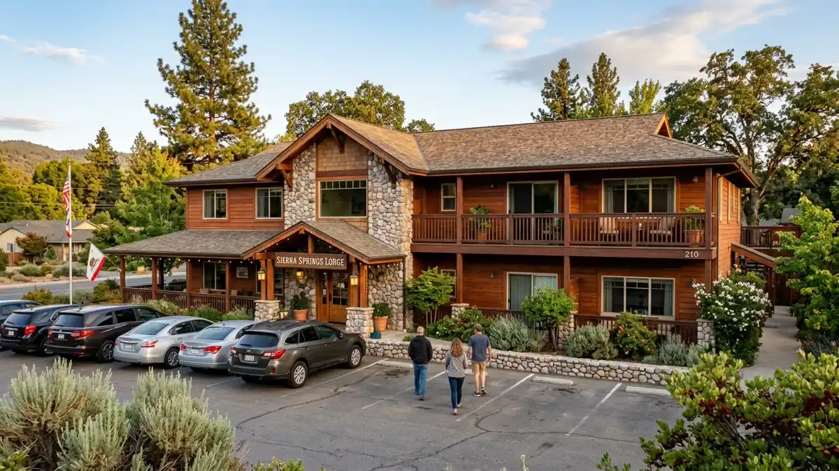 Hotels and accommodation options near mapped restrooms in Minnelusa, California