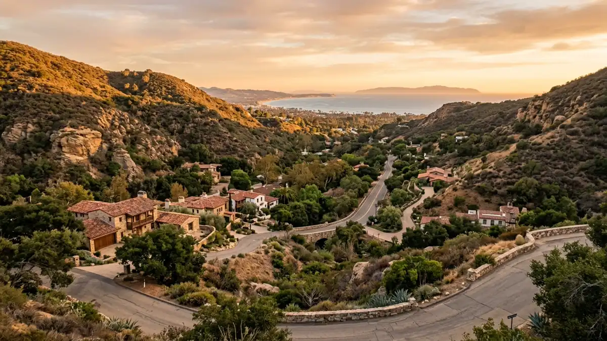 Public restroom locations mapped in Mission Canyon, California — 2 facilities across zip codes 93105
