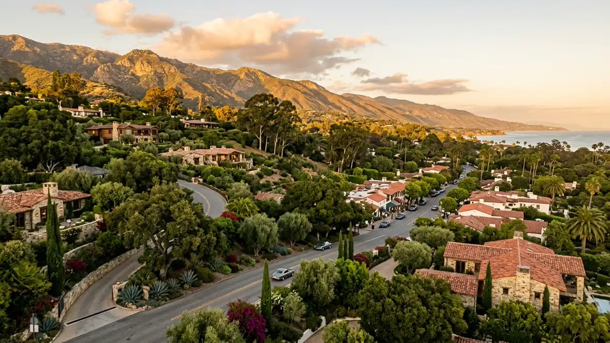 Public restroom locations mapped in Montecito, California — 8 facilities across zip codes 93103, 93108