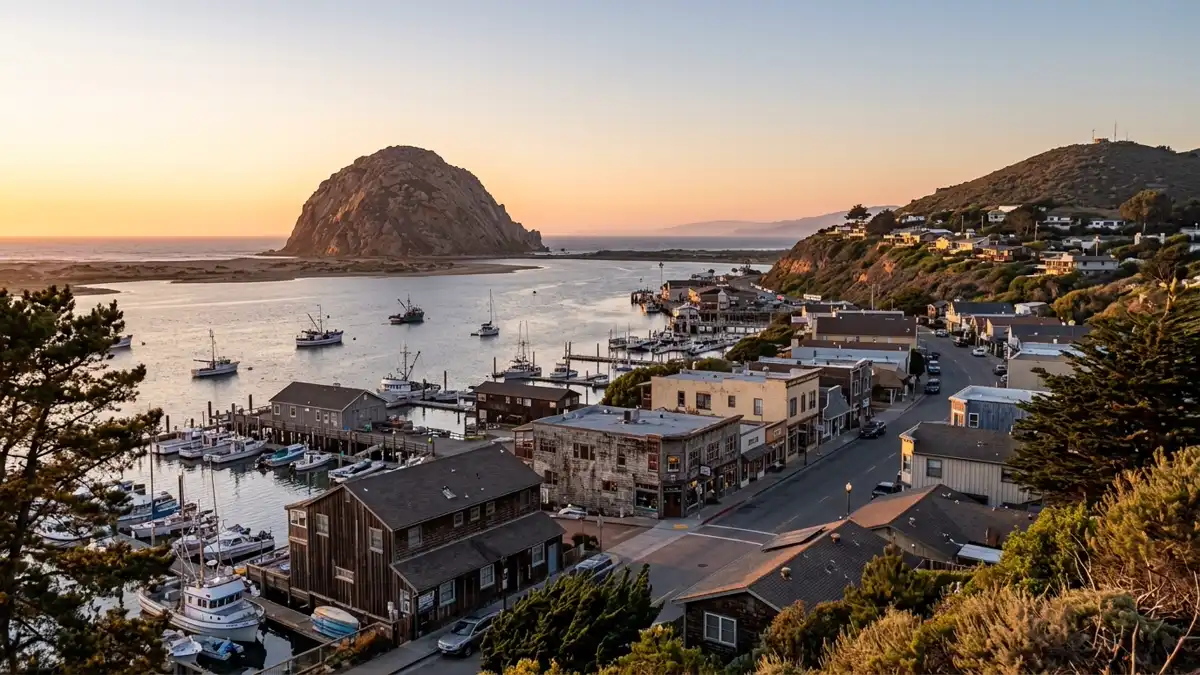 Public restroom locations mapped in Morro Bay, California — 111 facilities across zip codes 93442