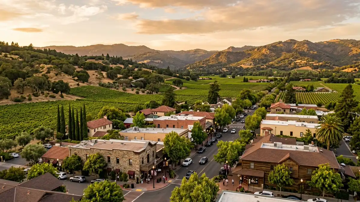 Public restroom locations mapped in Napa, California — 11 facilities across zip codes 94558, 94559