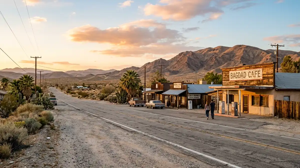 Public restroom locations mapped in Newberry Springs, California — 2 facilities across the city