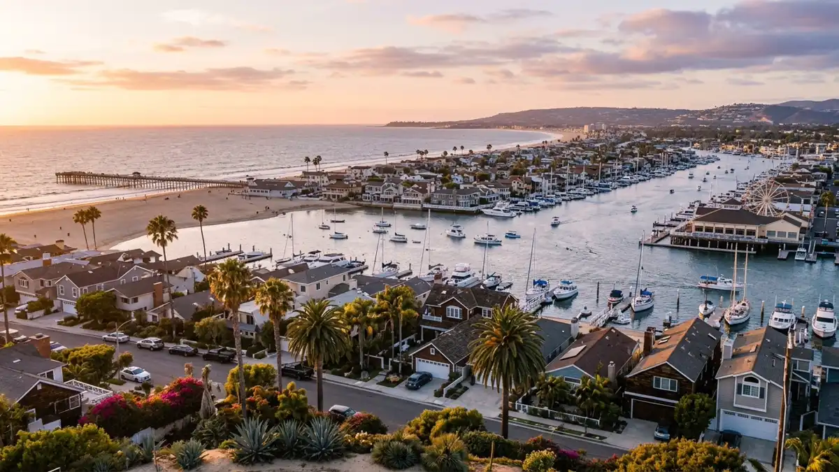 Public restroom locations mapped in Newport Beach, California — 149 facilities across zip codes 92625, 92657, 92658
