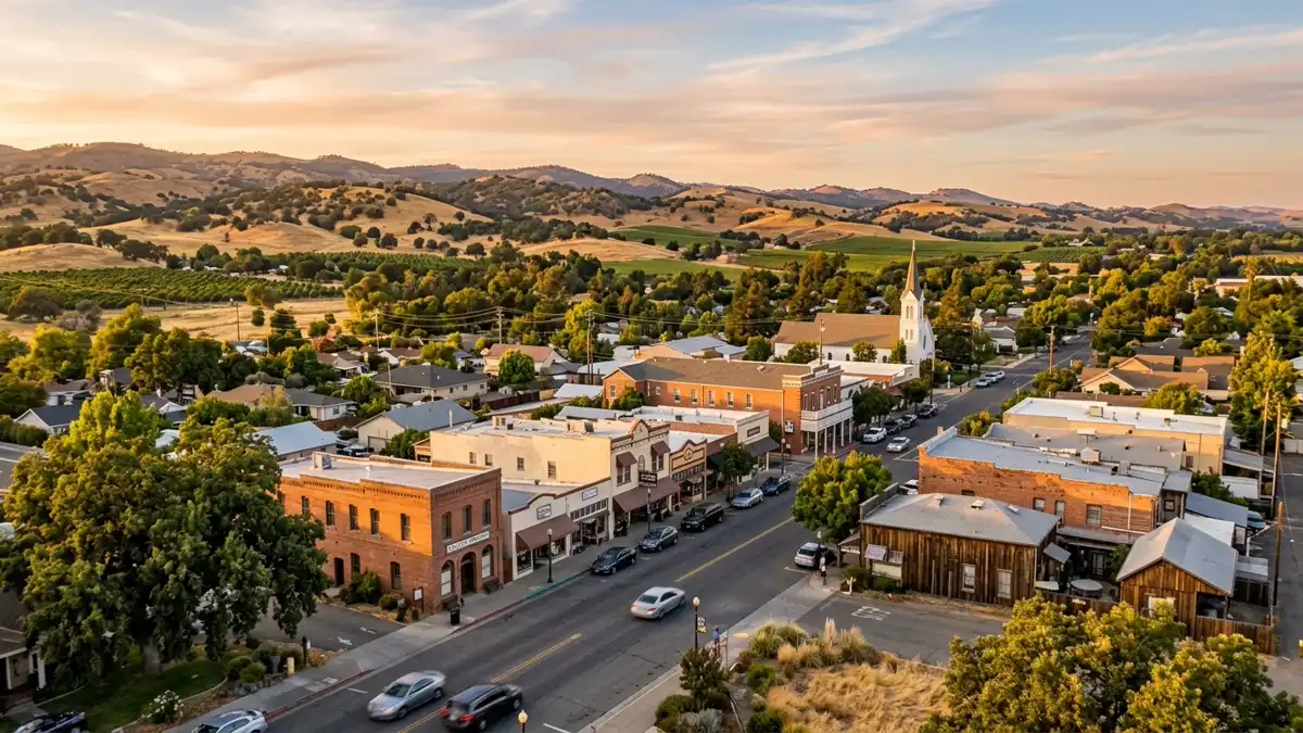 Public restroom locations mapped in Oakdale, California — 6 facilities across zip codes 95361