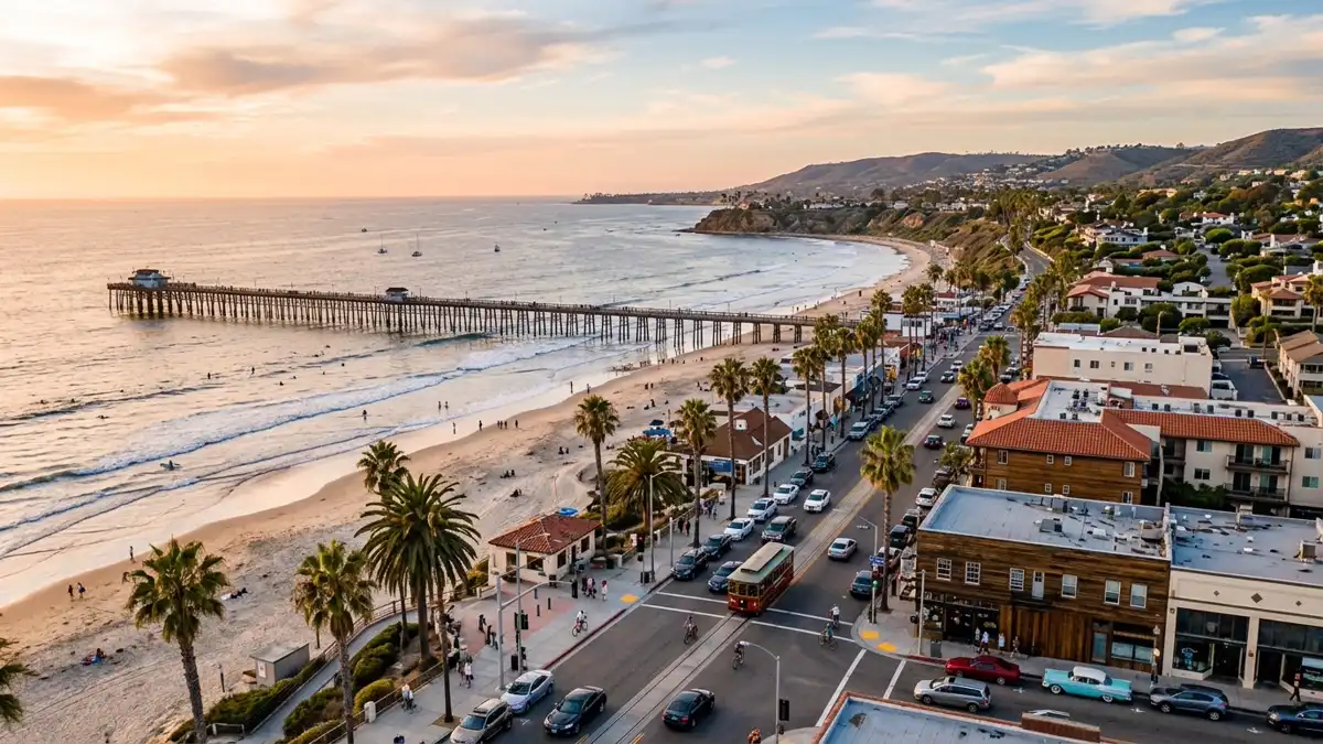 Public restroom locations mapped in Oceanside, California — 68 facilities across zip codes 90257, 92051, 92054