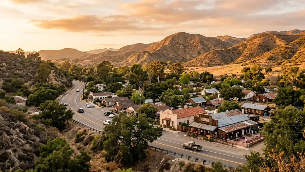 Public restroom locations mapped in Olive, California — 5 facilities across zip codes 92865