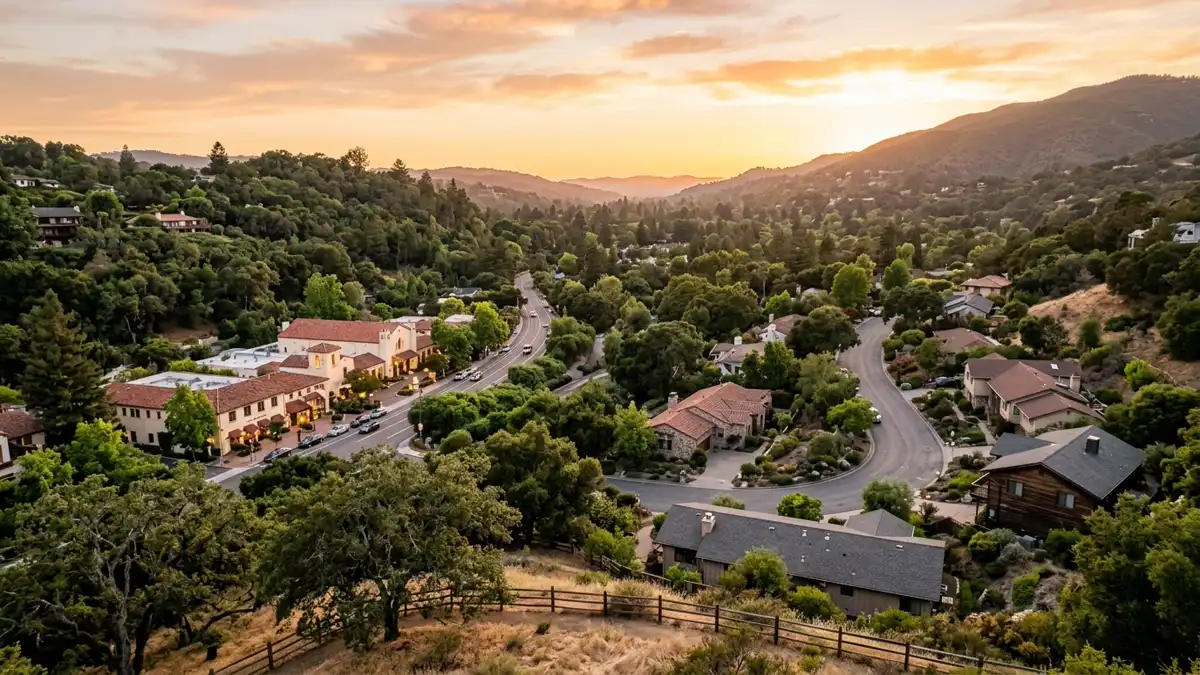 Public restroom locations mapped in Orinda, California — 12 facilities across zip codes 94563