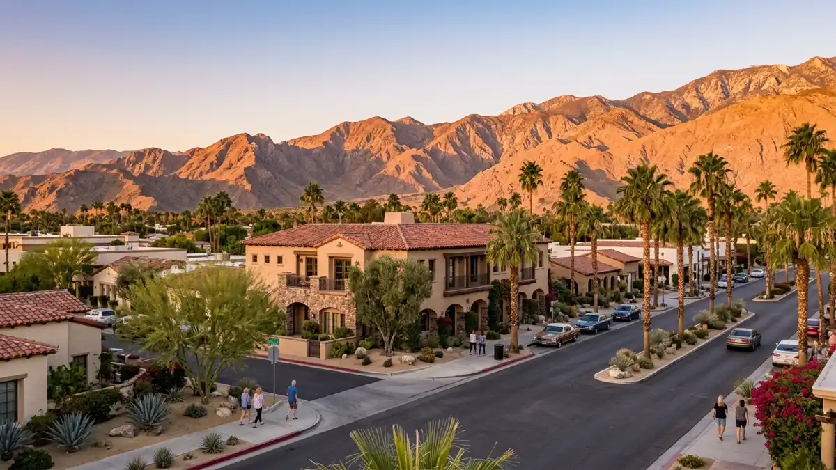 Public restroom locations mapped in Palm Desert, California — 74 facilities across zip codes 92210, 92211, 92260