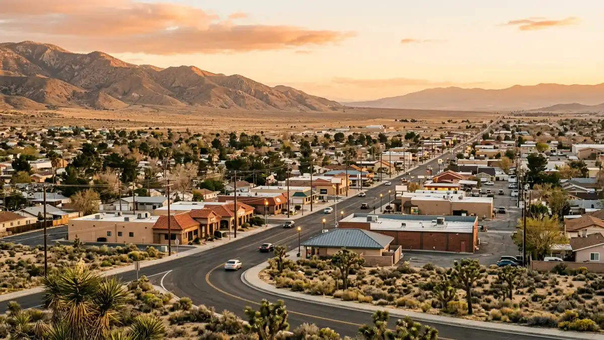 Public restroom locations mapped in Palmdale, California — 30 facilities across zip codes 93550, 93551