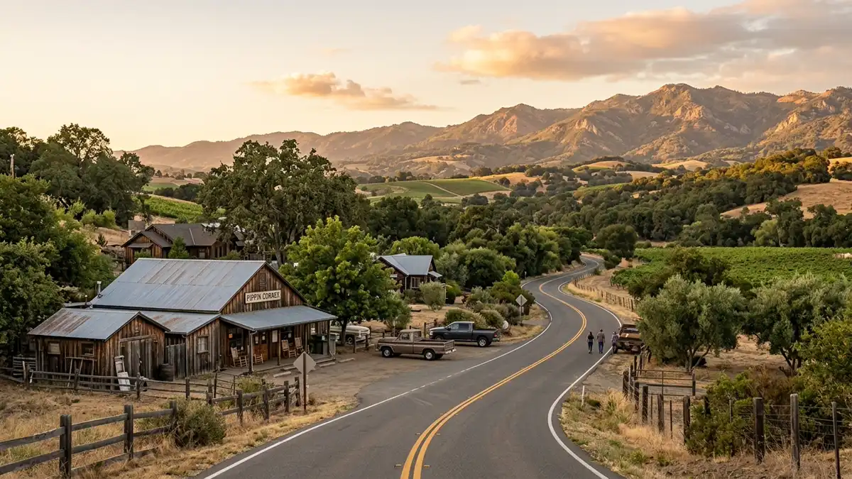 Public restroom locations mapped in Pippin Corner, California — 4 facilities across zip codes 93453