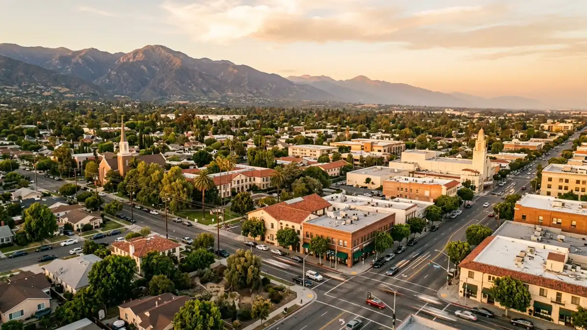 Public restroom locations mapped in Pomona, California — 18 facilities across zip codes 91766, 91768