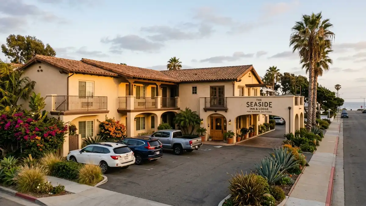 Hotels and accommodation options near mapped restrooms in Port Hueneme, California