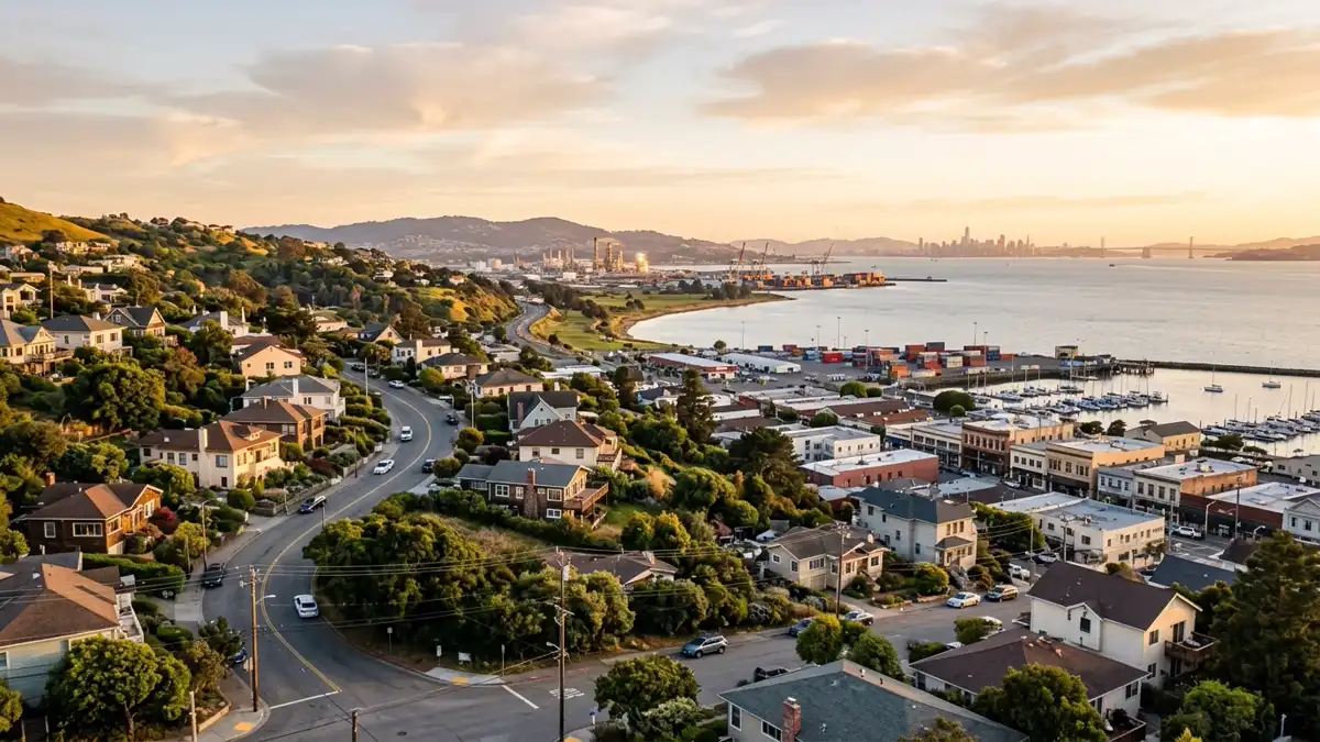Public restroom locations mapped in Richmond, California — 233 facilities across zip codes 94604, 94708, 94801