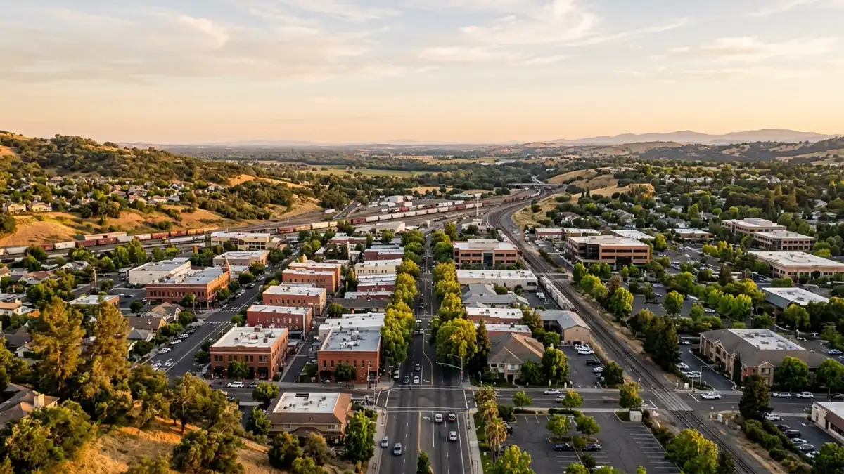 Public restroom locations mapped in Roseville, California — 101 facilities across zip codes 95661, 95678, 95746