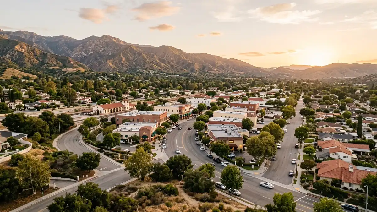 Public restroom locations mapped in San Dimas, California — 85 facilities across zip codes 91750, 91768, 91773