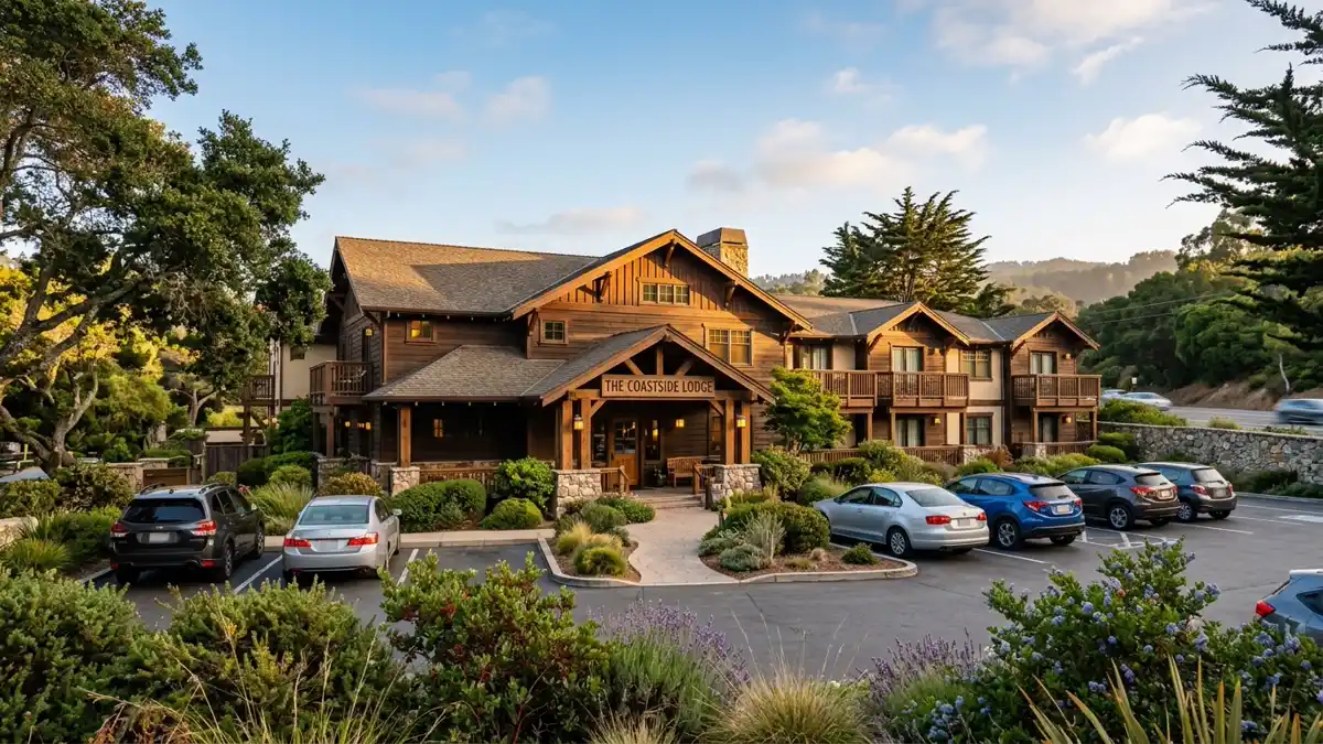 Hotels and accommodation options near mapped restrooms in San Mateo County, California