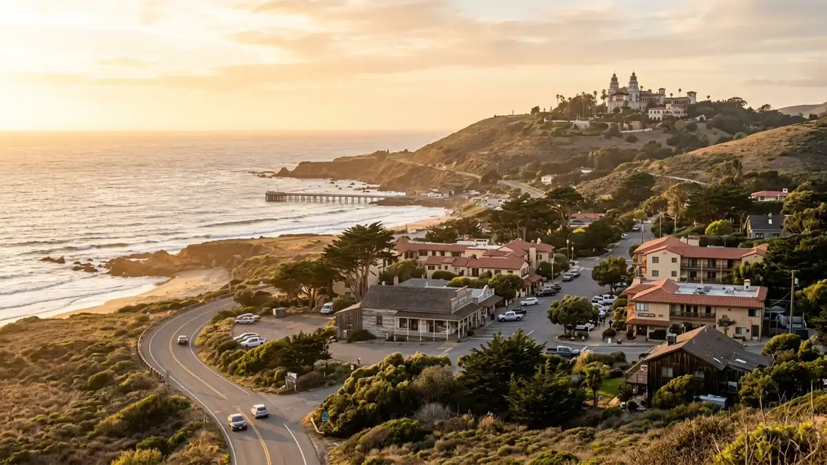 Public restroom locations mapped in San Simeon, California — 2 facilities across zip codes 93452