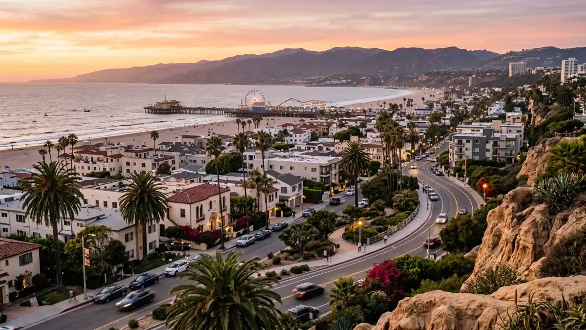 Public restroom locations mapped in Santa Monica, California — 93 facilities across zip codes 90401, 90402, 90404