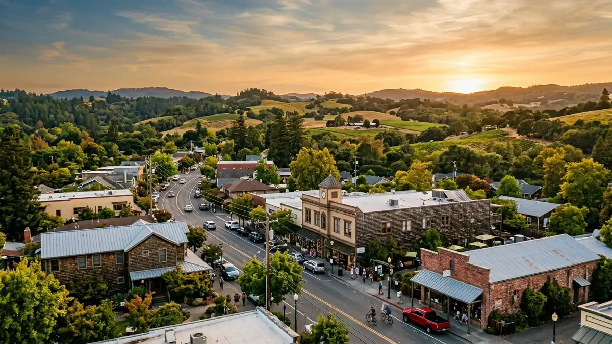 Public restroom locations mapped in Sebastopol, California — 29 facilities across zip codes 95472