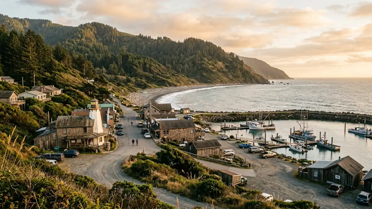 Public restroom locations mapped in Shelter Cove, California — 5 facilities across zip codes 95589