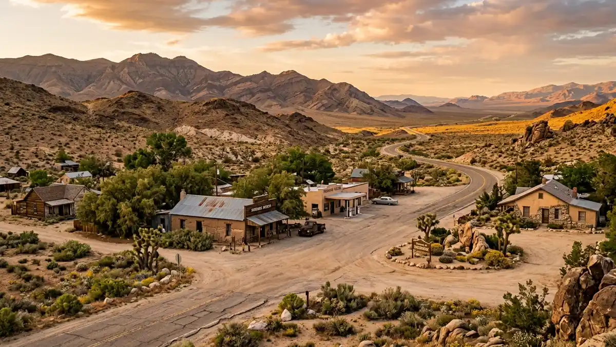 Public restroom locations mapped in Shoshone, California — 1 facilities across zip codes 92384