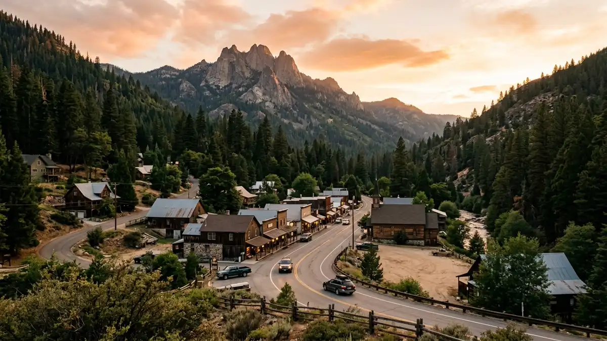 Public restroom locations mapped in Sierra City, California — 2 facilities across the city