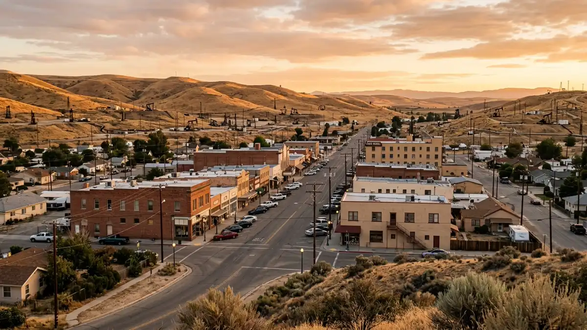 Public restroom locations mapped in Taft, California — 4 facilities across zip codes 93268