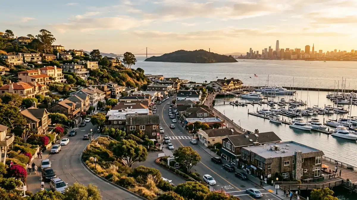 Public restroom locations mapped in Tiburon, California — 33 facilities across zip codes 94920