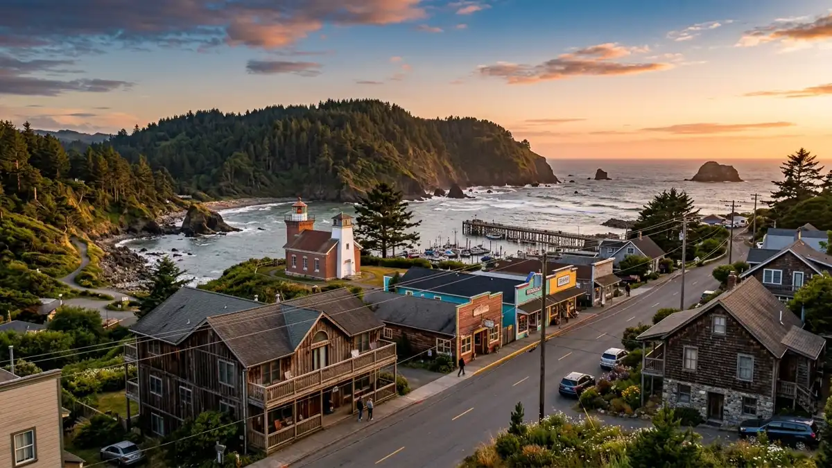 Public restroom locations mapped in Trinidad, California — 15 facilities across zip codes 95570