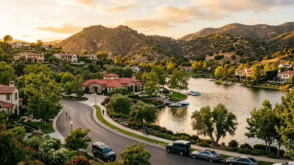 Public restroom locations mapped in Westlake Village, California — 7 facilities across zip codes 91361
