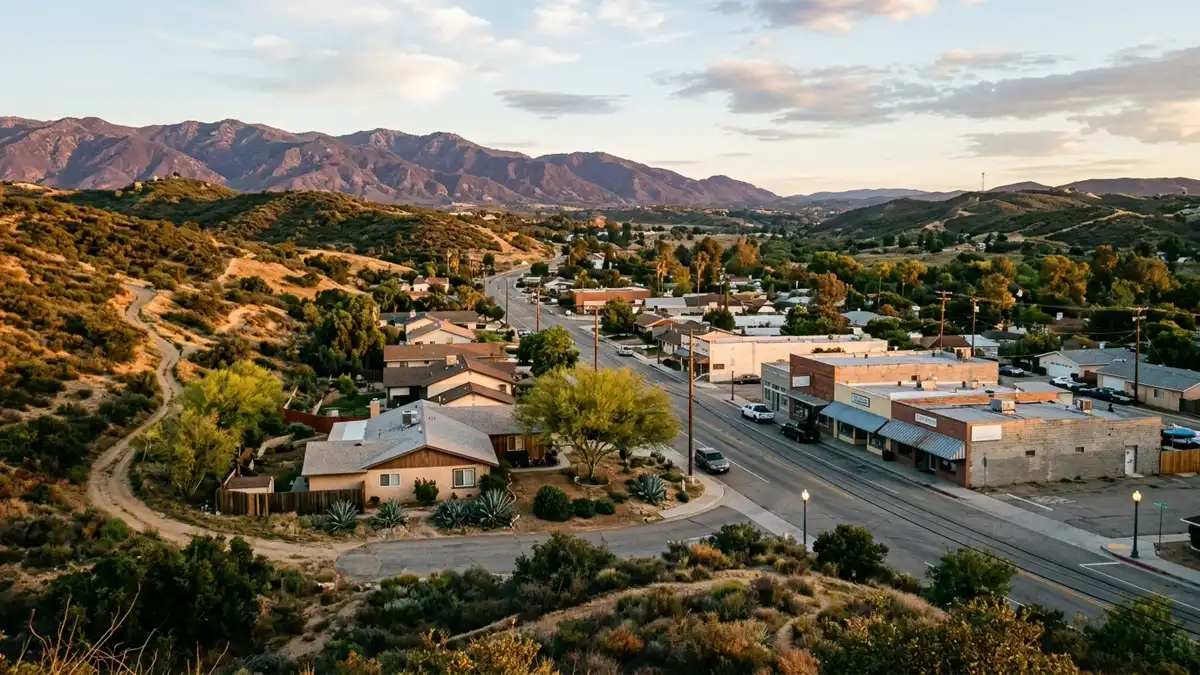 Public restroom locations mapped in Wildomar, California — 5 facilities across zip codes 92595