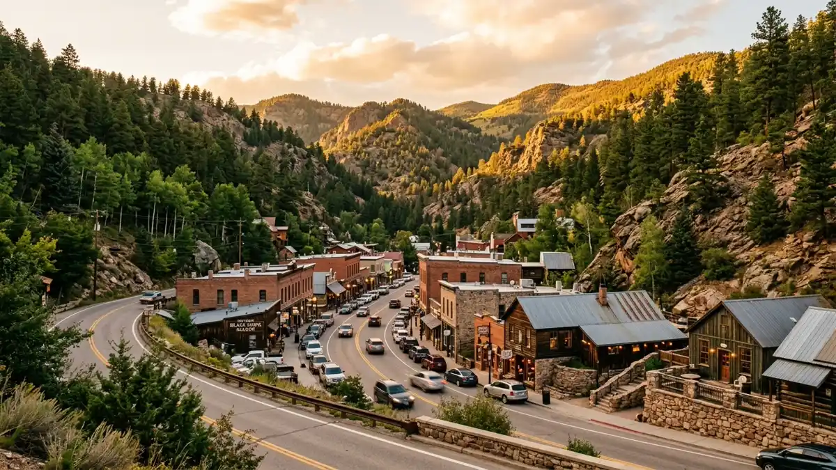 Public restroom locations mapped in Black Hawk, Colorado — 5 facilities across zip codes 80422