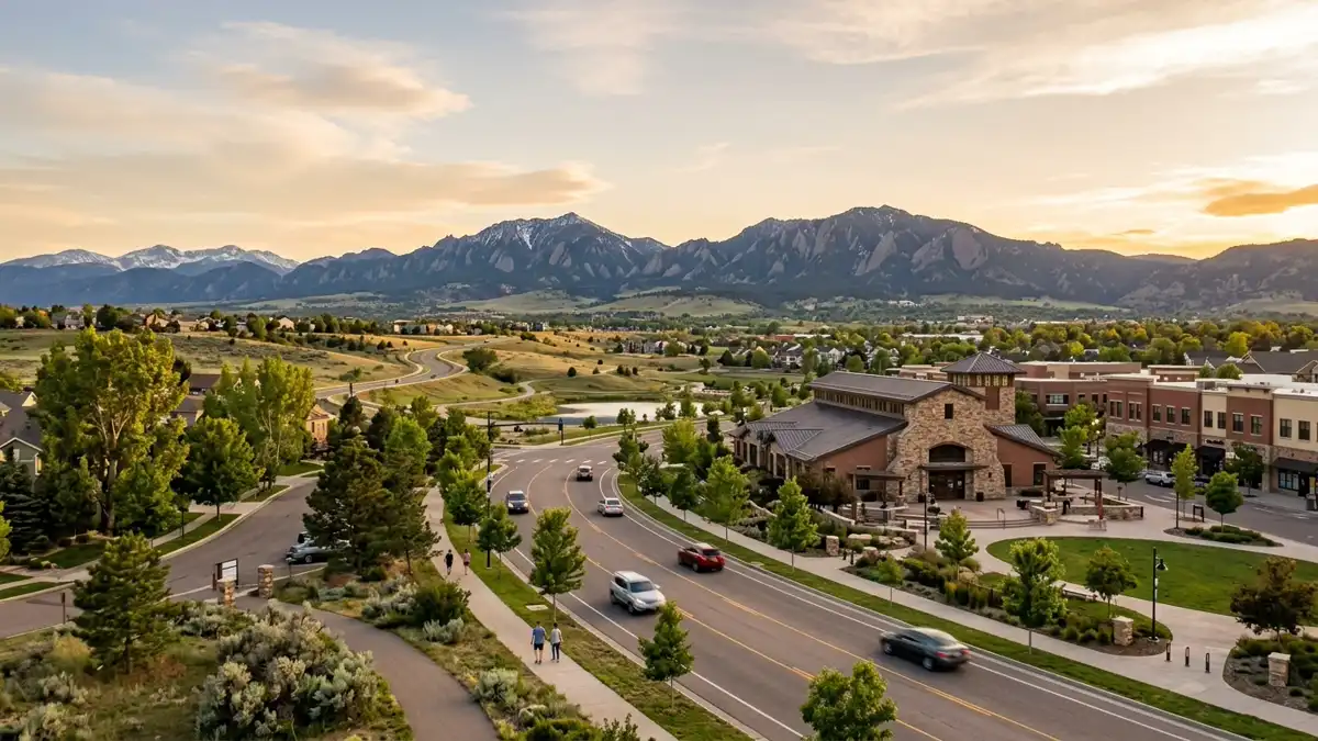 Public restroom locations mapped in Broomfield, Colorado — 69 facilities across zip codes 80020, 80021, 80023