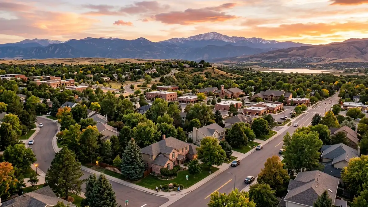 Public restroom locations mapped in Centennial, Colorado — 42 facilities across zip codes 80015, 80111, 80114