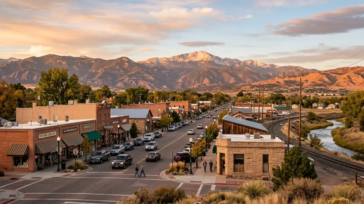 Public restroom locations mapped in Fountain, Colorado — 4 facilities across zip codes 80817