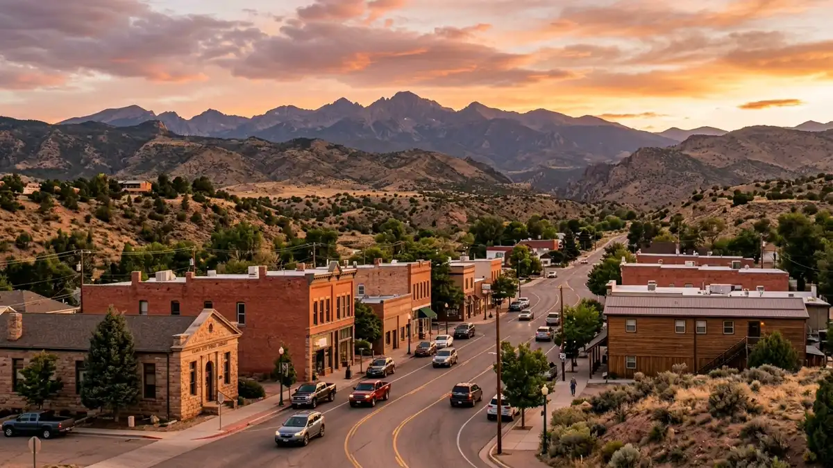 Public restroom locations mapped in Fremont County, Colorado — 42 facilities across the city